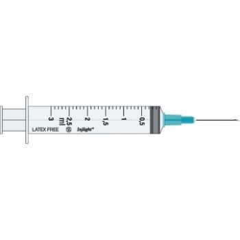 Siringa da 10 ml INJ-LIGHT con Ago 21G